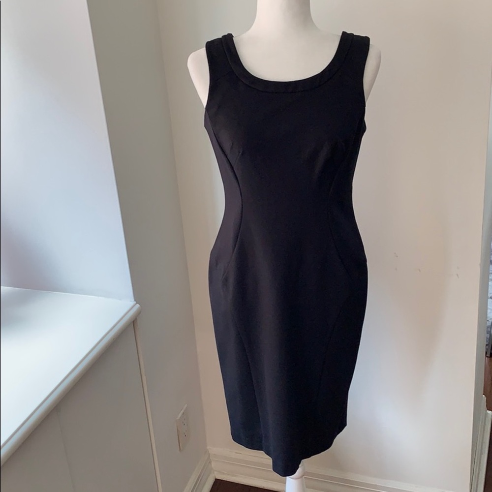 Ann Taylor Black sleeveless sheath dress!